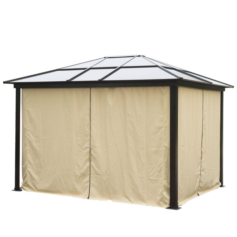 Pavillon mit festem Dach